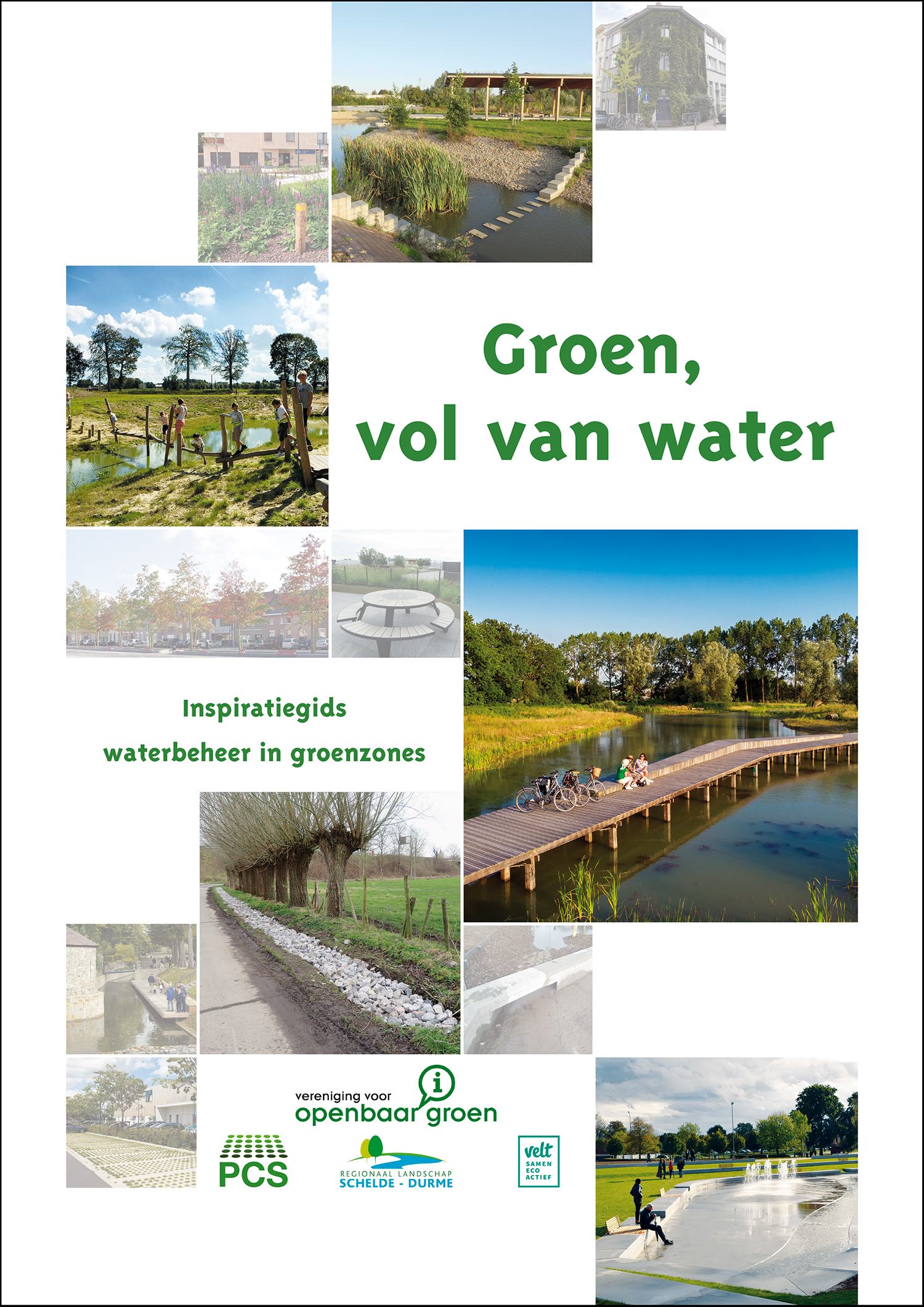 Groen, vol van water
